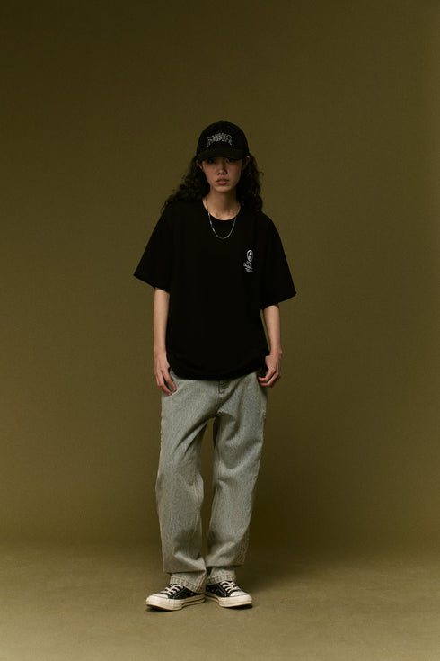 Letter print short sleeve T-shirt - PSYLOS 1, Letter print short sleeve T-shirt, T-Shirt, BEASTER, PSYLOS 1